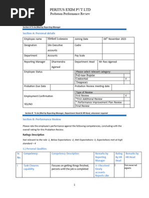 Method Performance Review