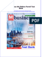 Download full M Business 5Th Edition Ferrell Test Bank online pdf all chapter docx epub 