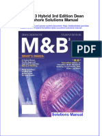 Full M and B 3 Hybrid 3Rd Edition Dean Croushore Solutions Manual Online PDF All Chapter