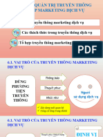 Chương 6- Quản Trị Truyền Thông Tích Hợp Marketing Dịch Vu