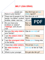 Family (Gia Đình) - Vocabs