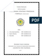 PDF Makalah Formula Strategi Manajemen Pendidikan