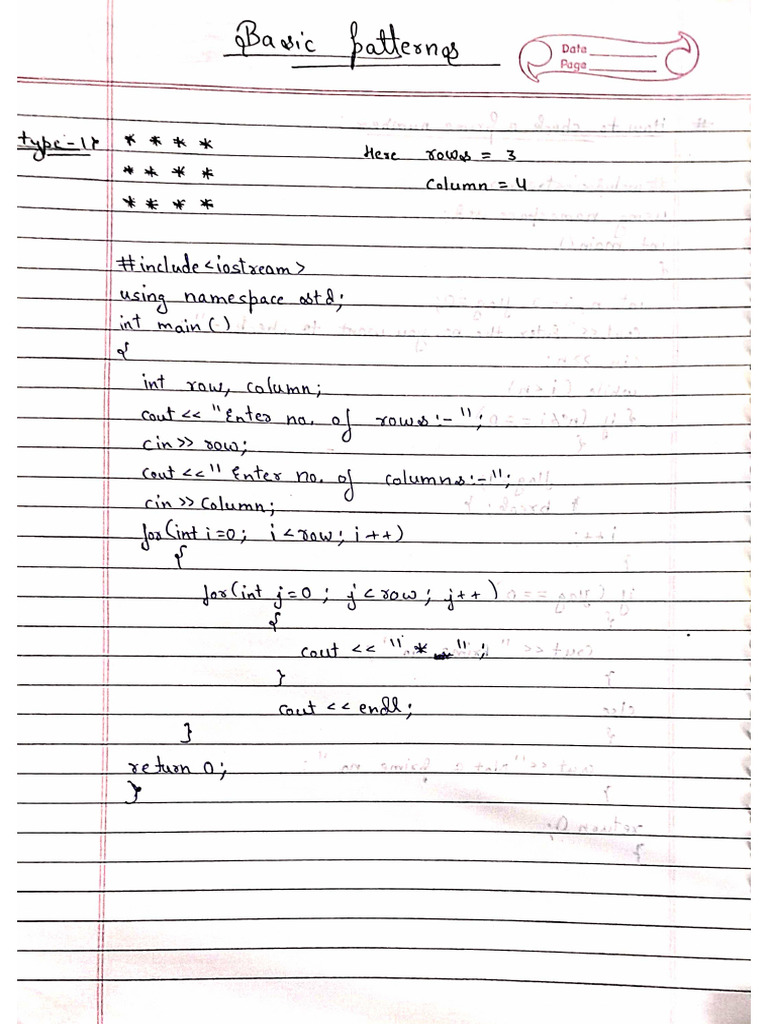 pattern in cpp | PDF image.