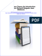 Full Ebook of Critical Race Theory An Introduction 4Th Edition Richard Delgado Jean Stefancic Online PDF All Chapter