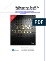 Download Total Quality Management Tqm 5E By Pearson 5Th Edition Besterfield online ebook  texxtbook full chapter pdf 