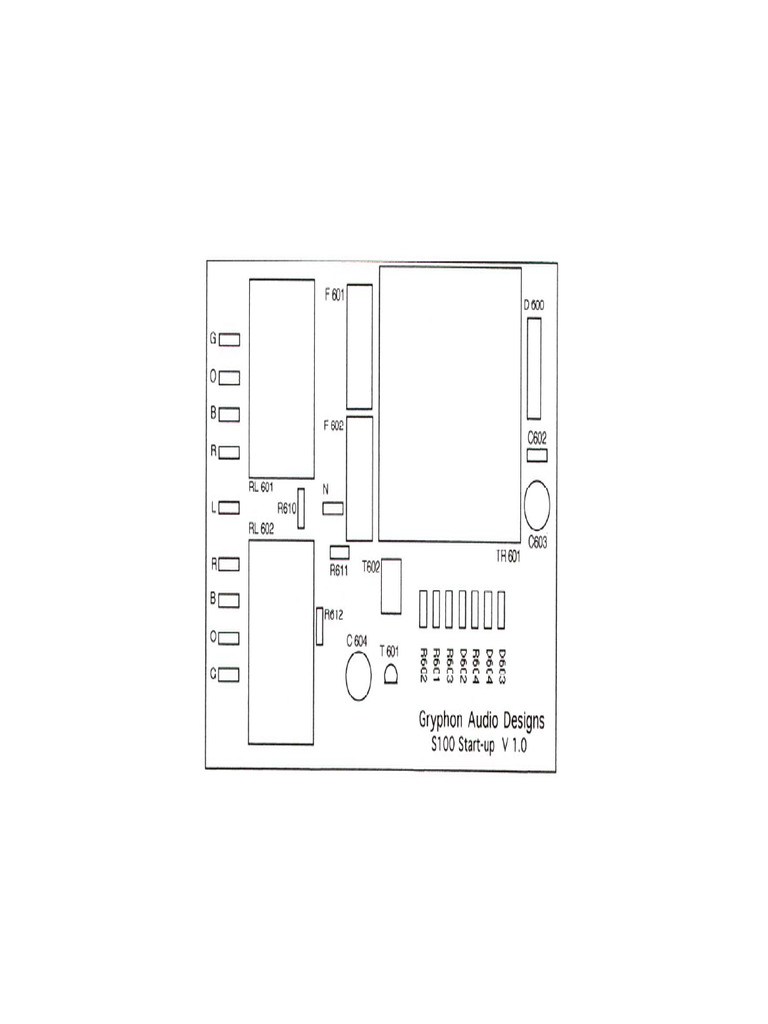 S100 StartUp Board layout | PDF