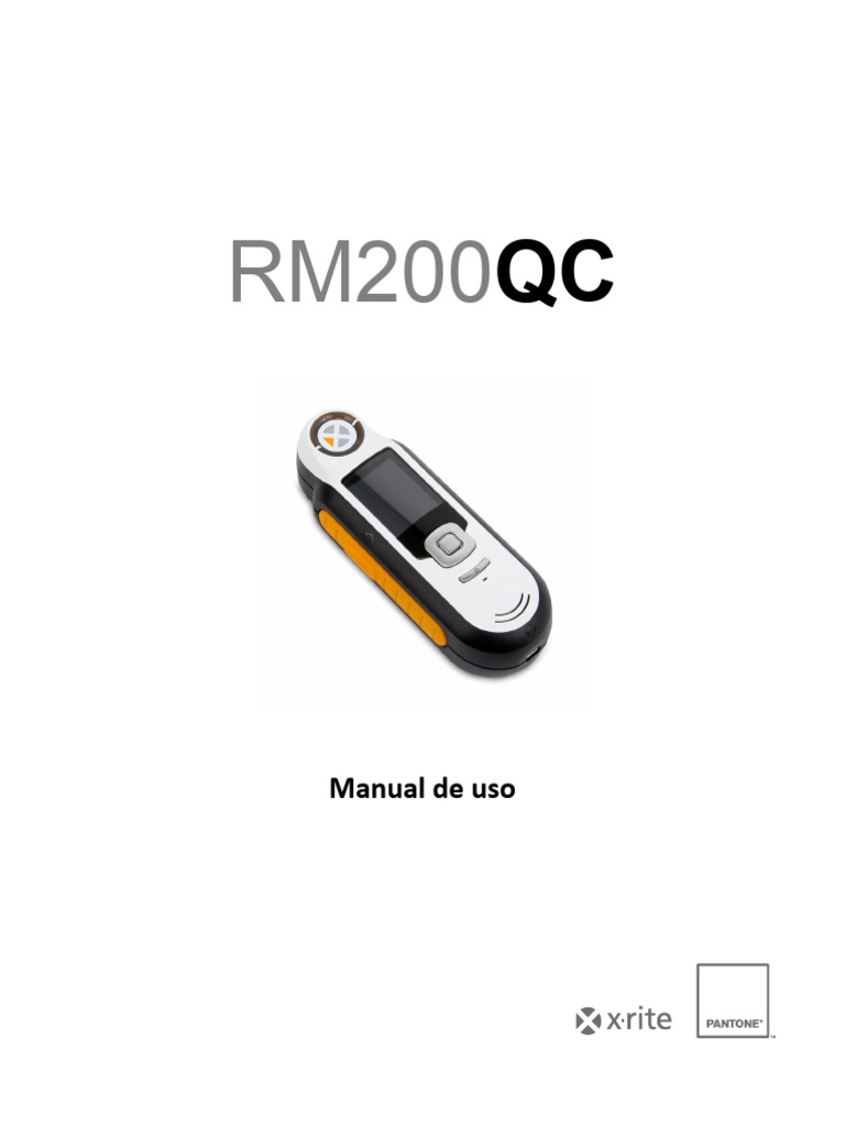 Manual RM200QC para Usuarios Técnicos | PDF | Calibración | USB
