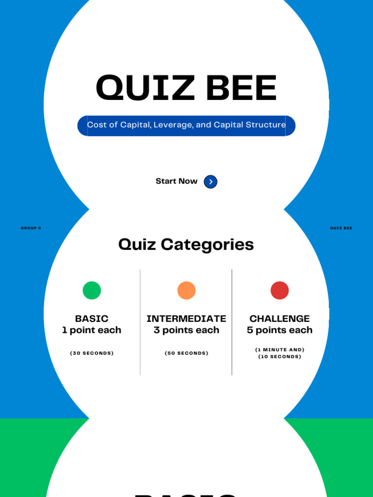 quiz-bee-cost-of-capital-leverage-and-capital-structure-pdf