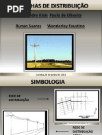 linhas de distribuição