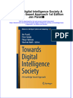 Ebook Towards Digital Intelligence Society A Knowledge Based Approach 1St Edition Jan Paralic Online PDF All Chapter