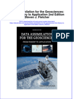 Full Ebook of Data Assimilation For The Geosciences From Theory To Application 2Nd Edition Steven J Fletcher Online PDF All Chapter