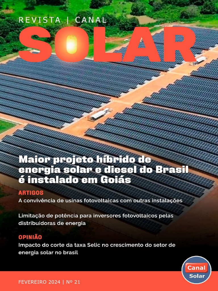 Revista Canal Solar 2024: Edição 21 | PDF | Energia renovável ...