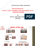 Physical Pharmacy Lab