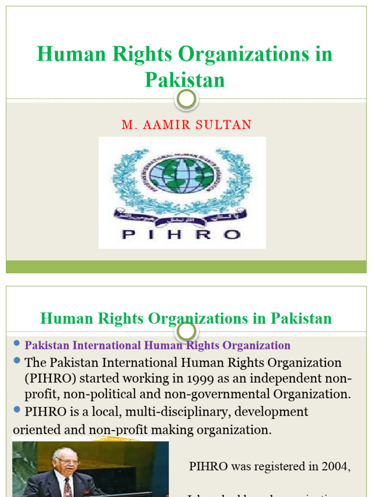 Human Rights Organizations in Pakistan 2 21052024 011944pm | PDF ...