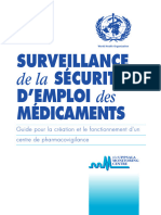 Surveillance D'EMPLOI Des Médicaments: de La Sécurité