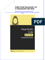 Ebook Visual Studio Code Succinctly 1St Edition Alessandro Del Sole Online PDF All Chapter