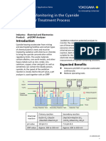 Oxidation Monitoring in The Cyanide Wastewater Treatment