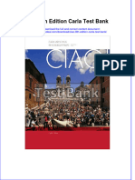 Full Ciao 8Th Edition Carla Test Bank Online PDF All Chapter