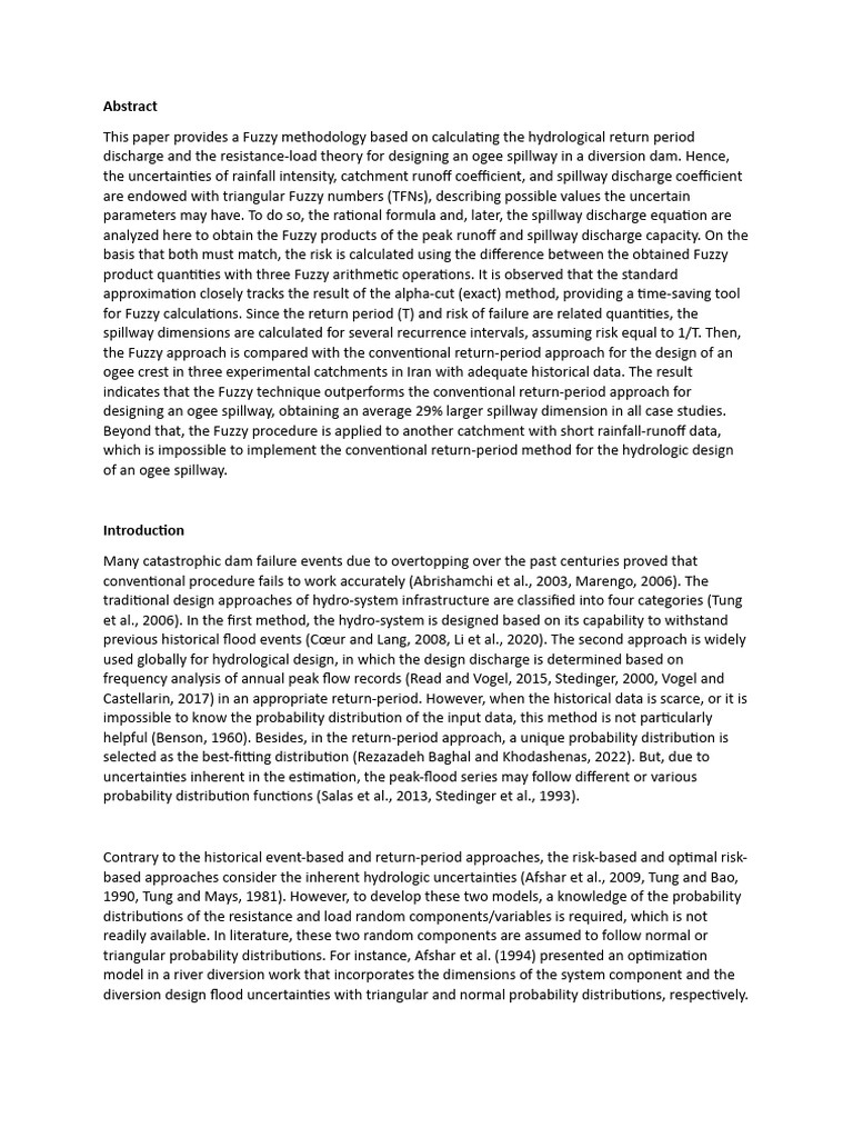 fuzzy-risk-based-technique-for-the-design-of-an-ogee-spillway-in-a