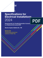 Specifications for Electrical Installations 2024