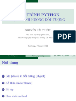 Lập Trình Python Lập Trình Hướng Đối Tượng