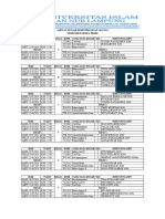 JADWAL KULIAH DARING SEMESTER II GENAP