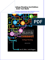 Full Connect College Reading 2Nd Edition Dole Test Bank Online PDF All Chapter