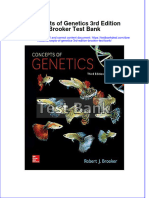 Full Concepts of Genetics 3Rd Edition Brooker Test Bank Online PDF All Chapter