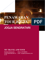 Itinerary Jogja My Tour