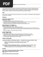 Deeptangshu Mishra Resume CV