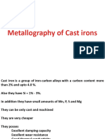 Cast Iron Microstructures