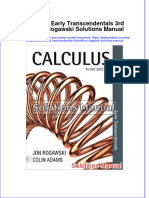 Full Calculus Early Transcendentals 3Rd Edition Rogawski Solutions Manual Online PDF All Chapter
