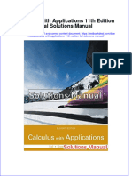 Full Calculus With Applications 11Th Edition Lial Solutions Manual Online PDF All Chapter