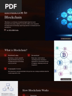 Introduction To Blockchain