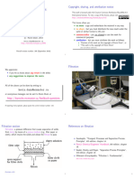 Separation Processes: Filtration: Kevin - Dunn@mcmaster - Ca