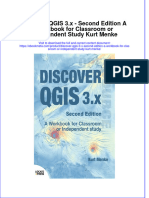 Full Ebook of Discover Qgis 3 X Second Edition A Workbook For Classroom or Independent Study Kurt Menke Online PDF All Chapter