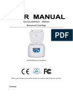 642e Operator's Manual | PDF | Centrifuge | Switch