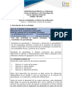 Guía de Actividades y Rúbrica de Evaluación - Unidad 2 - Tarea 3 - Disoluciones y Gases