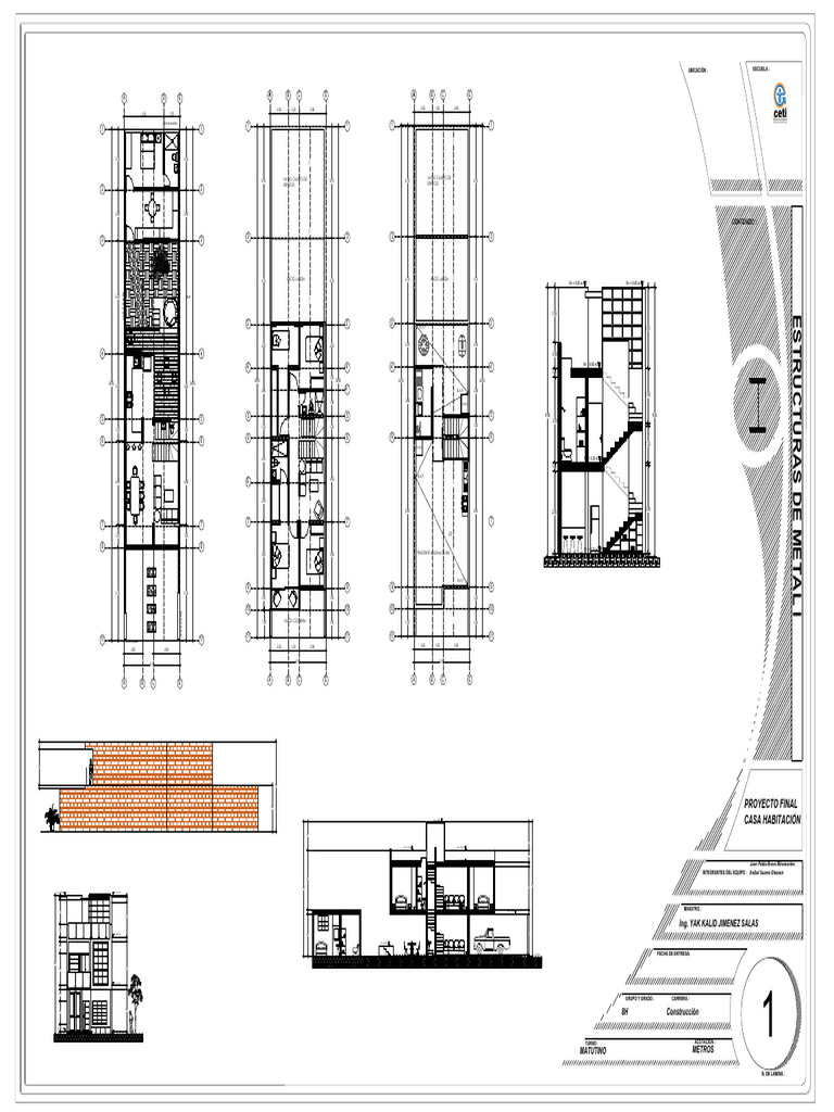 Planos de Casa Habitación | PDF
