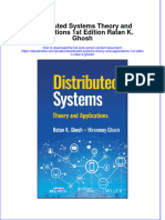 Full Ebook of Distributed Systems Theory and Applications 1St Edition Ratan K Ghosh Online PDF All Chapter