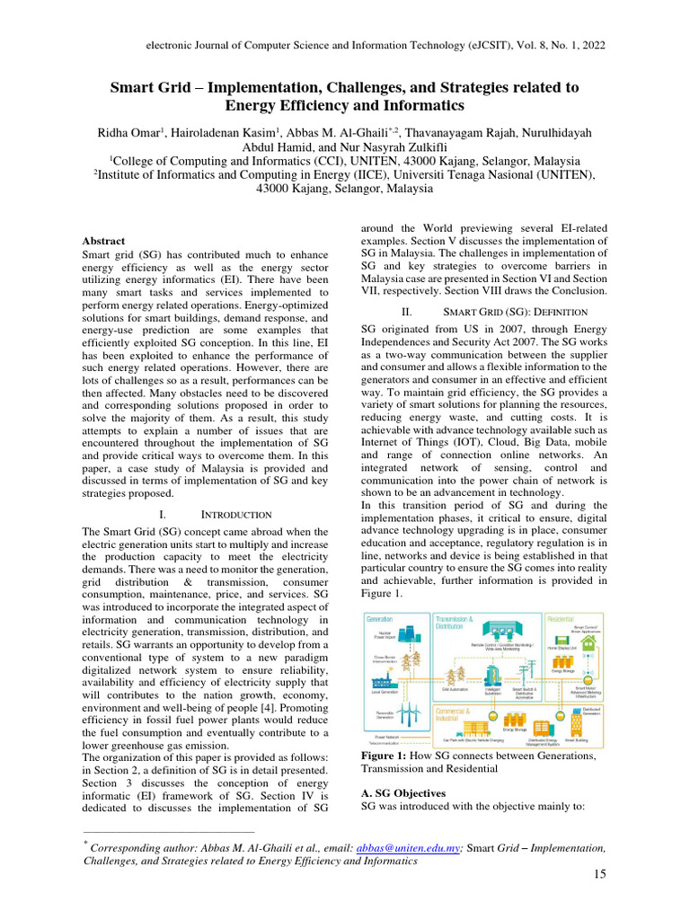 Smart Grid: Challenges and Strategies | PDF | Smart Grid | Electrical Grid