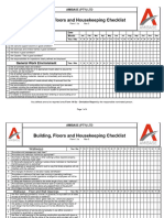 Form 1.1a - Building, Floors and Housekeeping Checklist