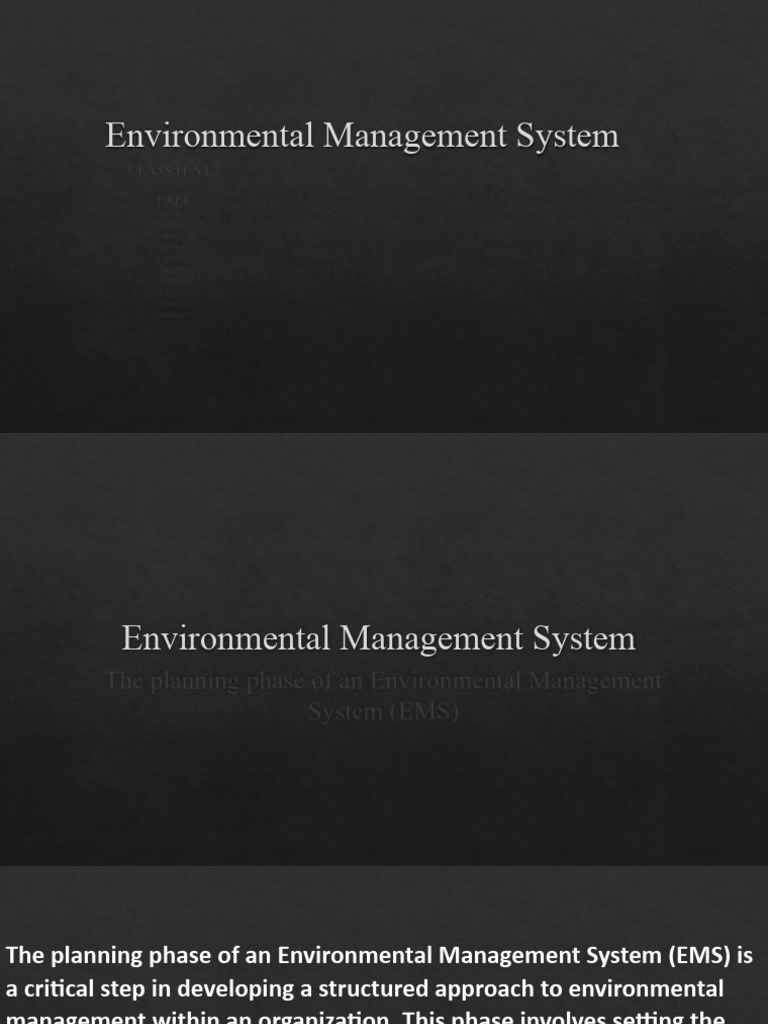 EMSGRP4 | PDF | Environmental Resource Management | Policy
