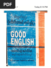 Good English Dr. Min Tin Mon
