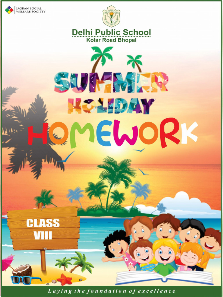Summer holiday homework class 8 pdf