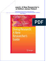 Full Ebook of Doing Research A New Researchers Guide 1St Edition James Hiebert Online PDF All Chapter