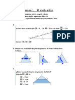 Examen de Recuperación Matemáticas 3 Eval 2º ESO