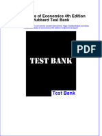 Full Essentials of Economics 4Th Edition Hubbard Test Bank Online PDF All Chapter