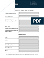 Bank Guarantee Request Form