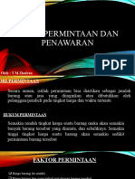 Teori Permintaan Dan Penawaran